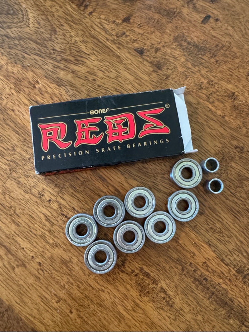 Bones REDS Precision Skate Bearings - Silver